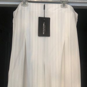 Pretty Little Things Wide Leg Pleated Pant